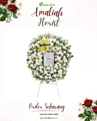 Krans Bunga Duka Cita di Tamamaung